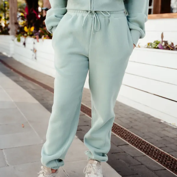 Drop Cut Fleece Sweatpants