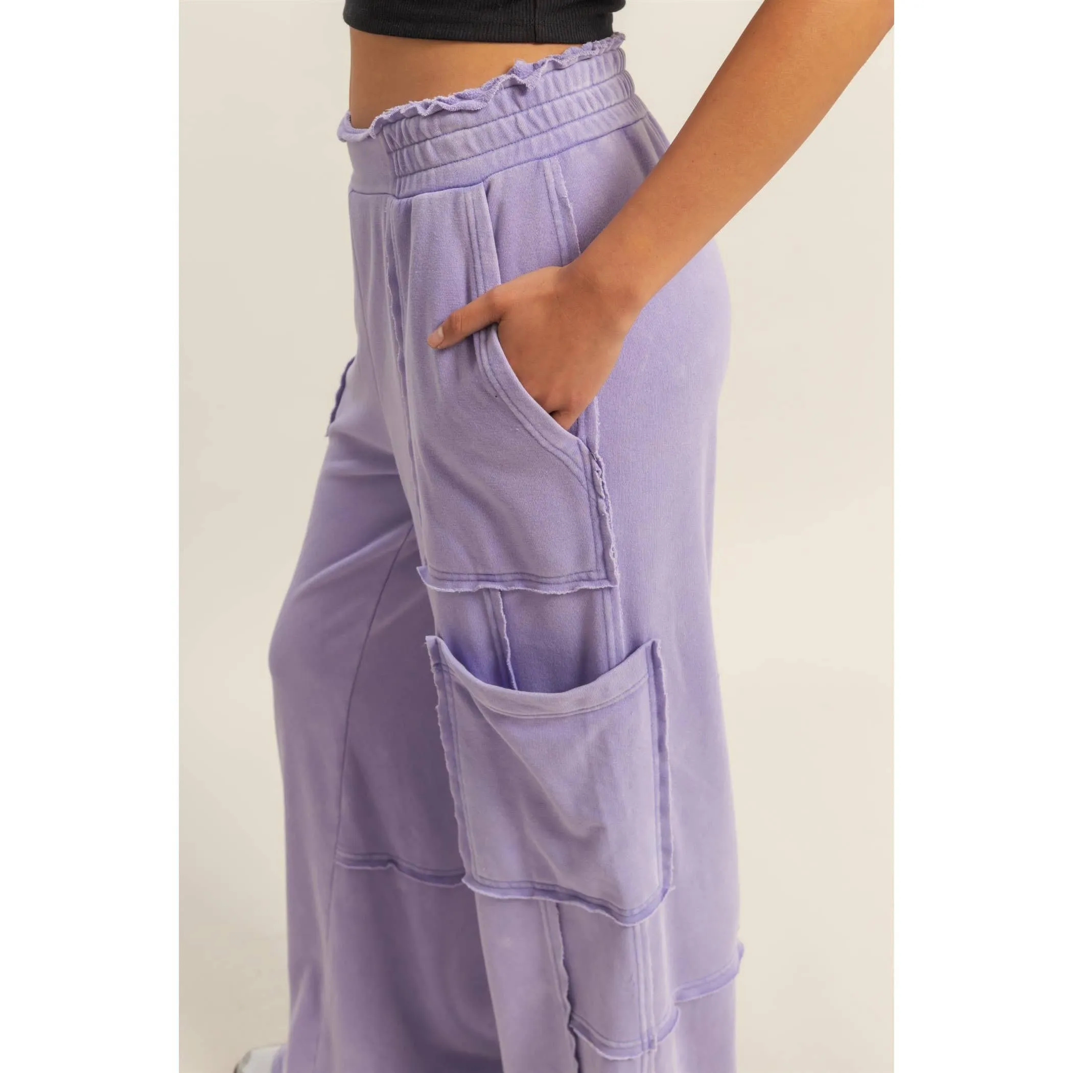DZ25E111-Oversized Utility Sweatpants