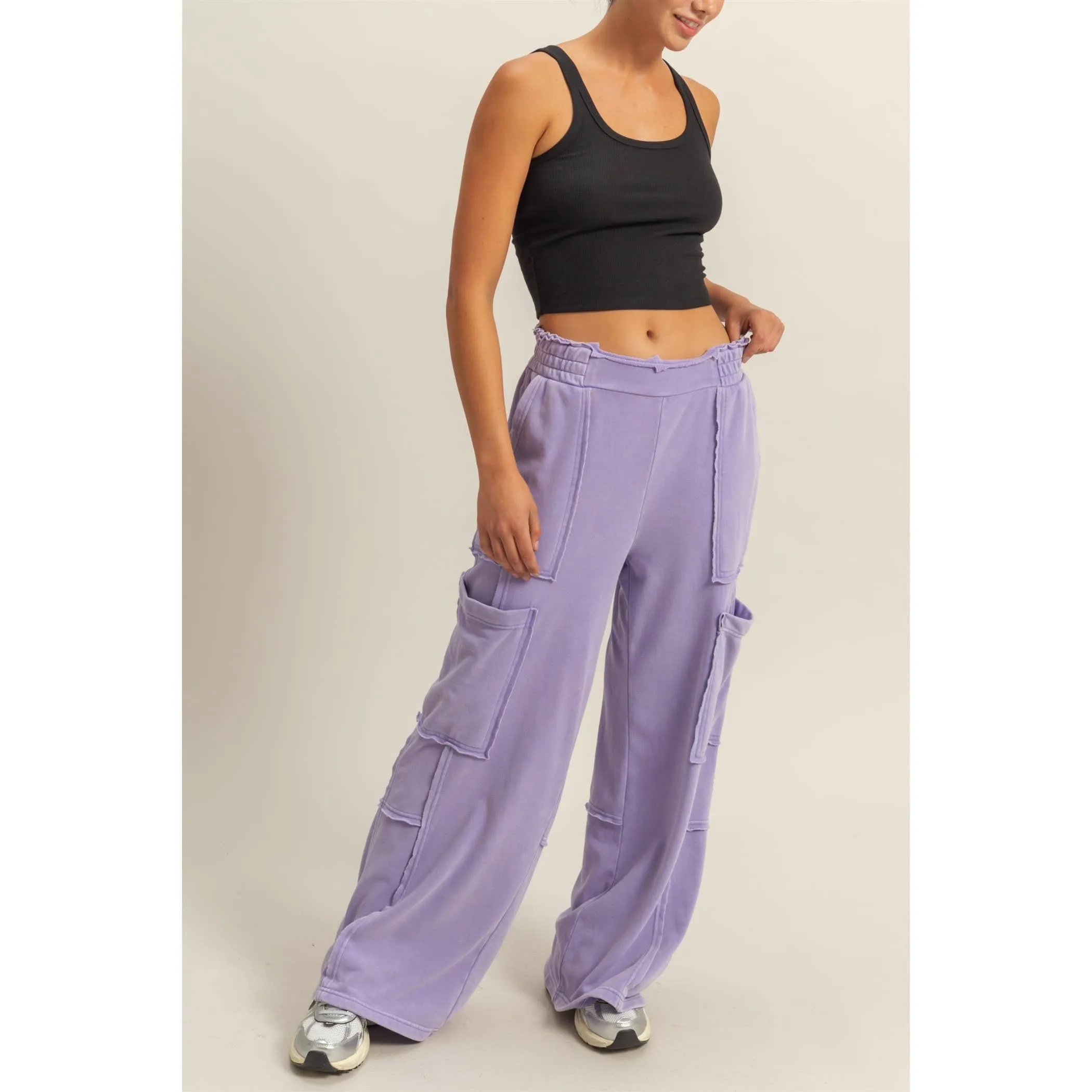 DZ25E111-Oversized Utility Sweatpants