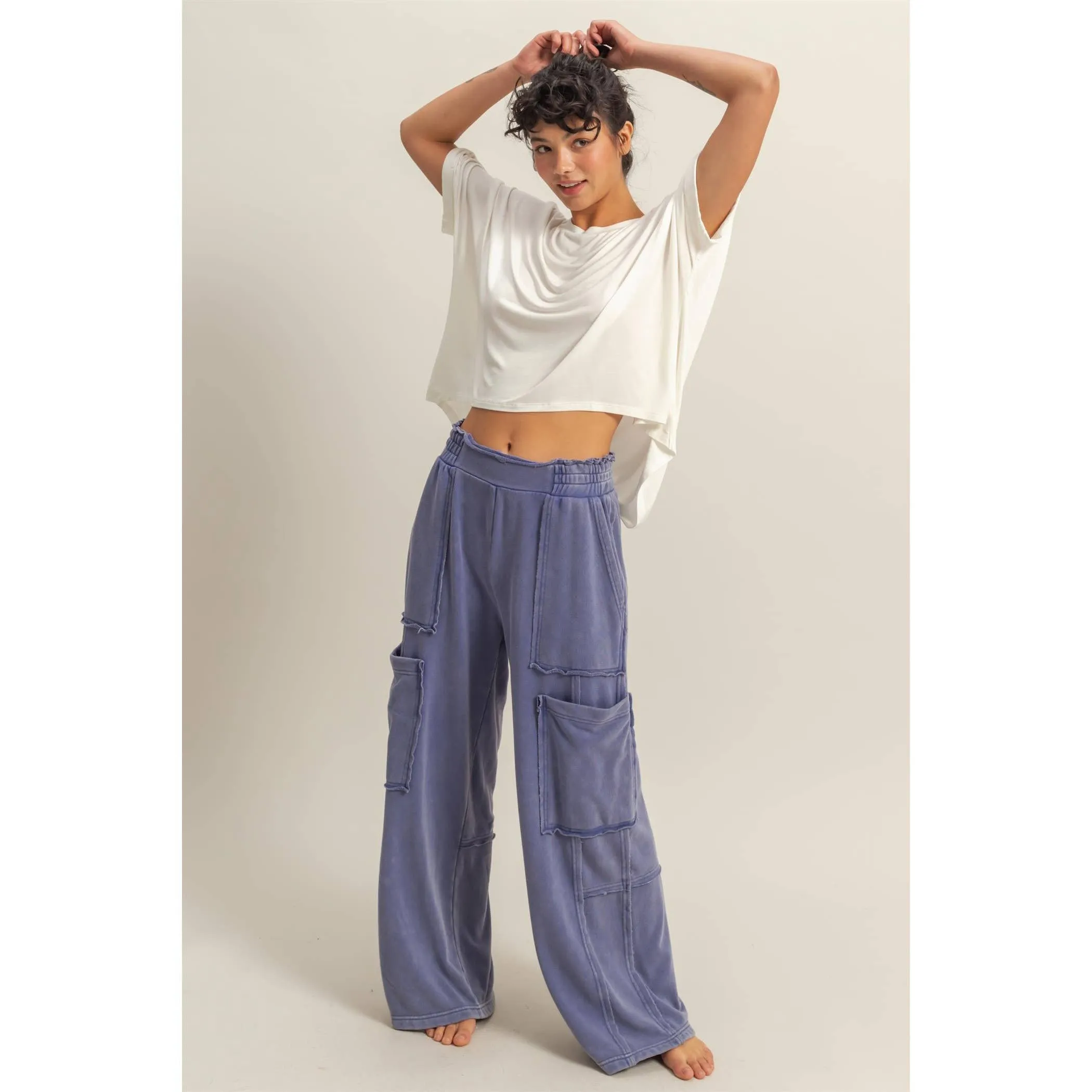 DZ25E111-Oversized Utility Sweatpants