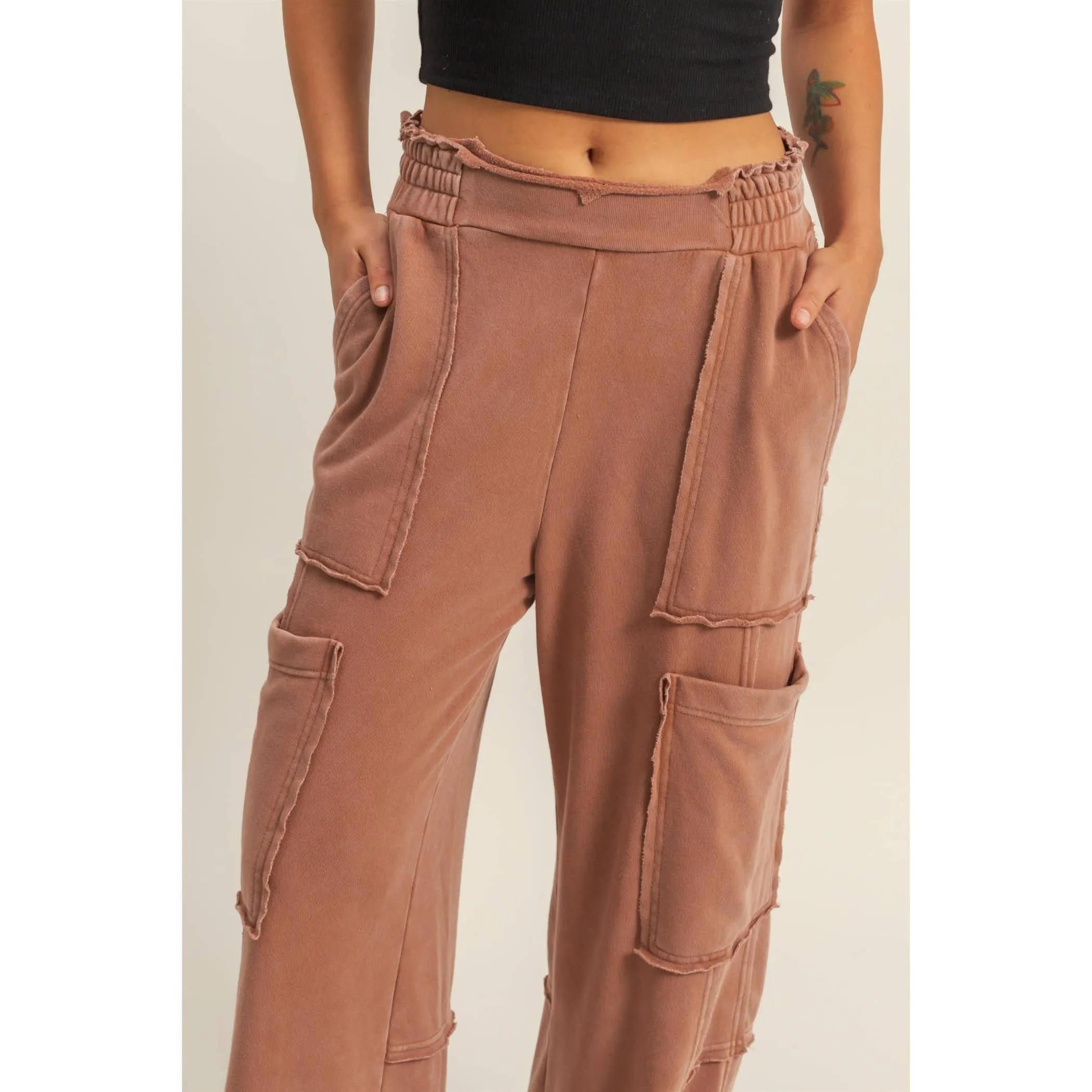 DZ25E111-Oversized Utility Sweatpants