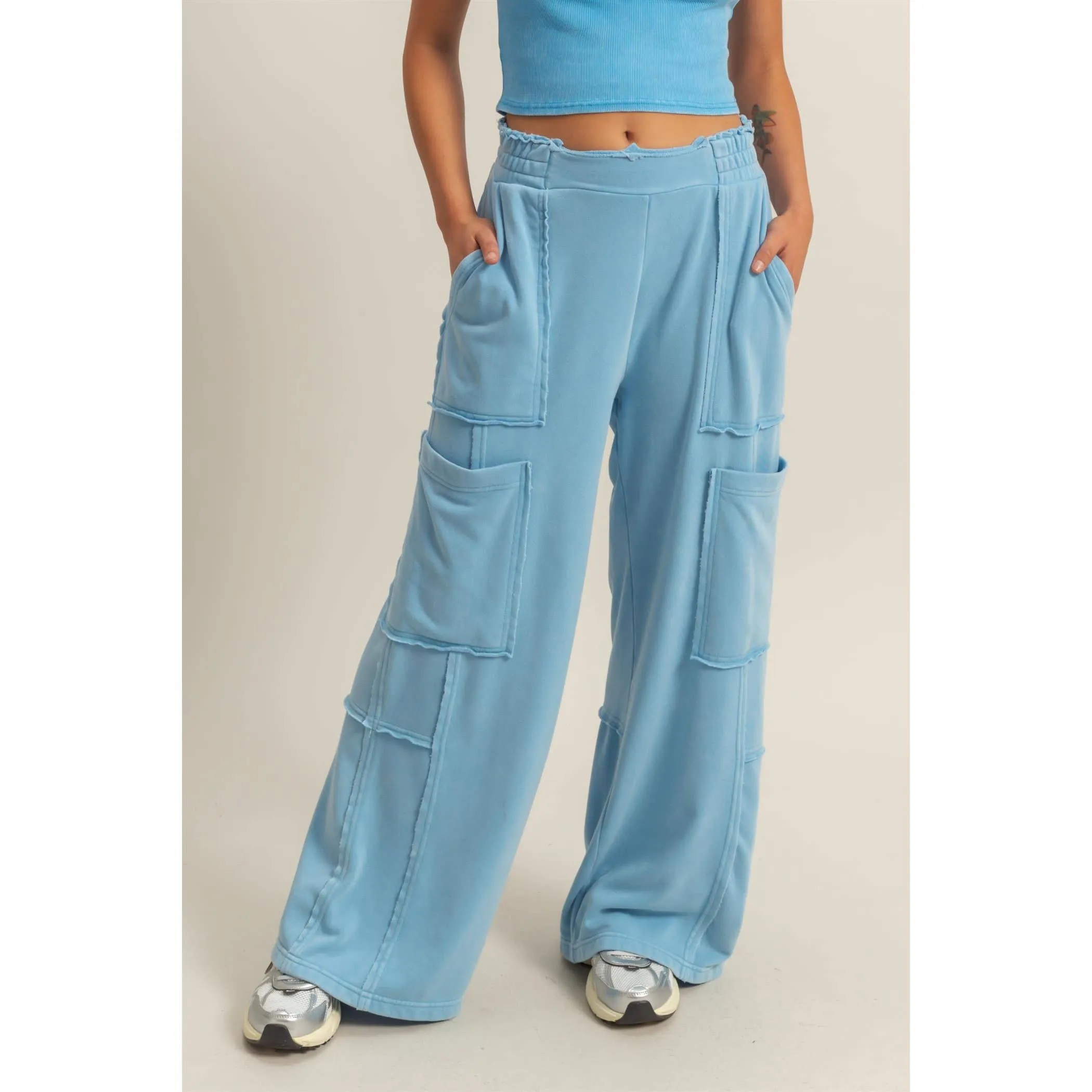 DZ25E111-Oversized Utility Sweatpants