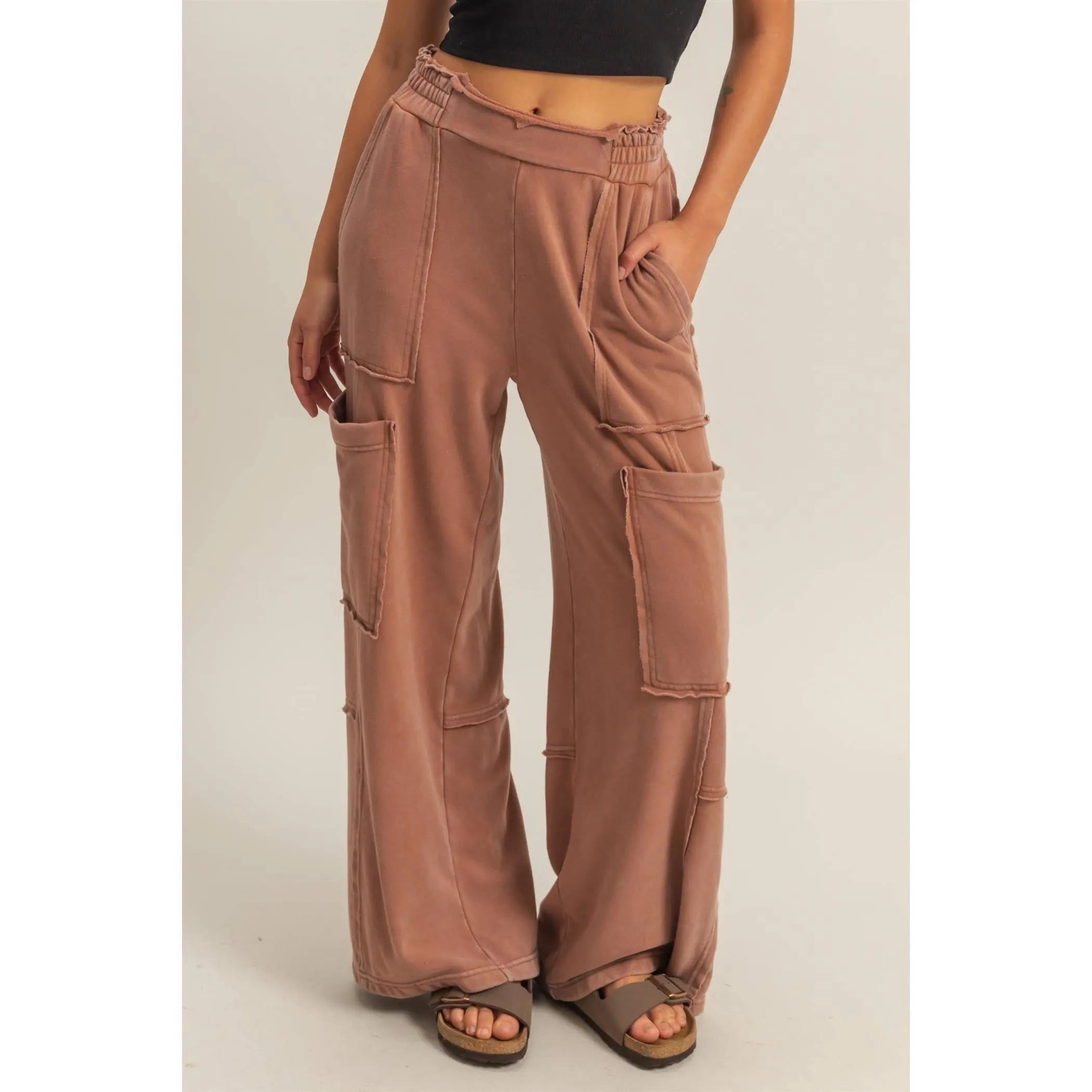 DZ25E111-Oversized Utility Sweatpants