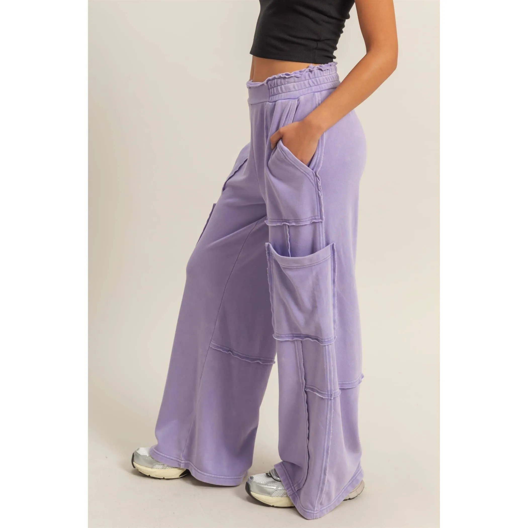 DZ25E111-Oversized Utility Sweatpants