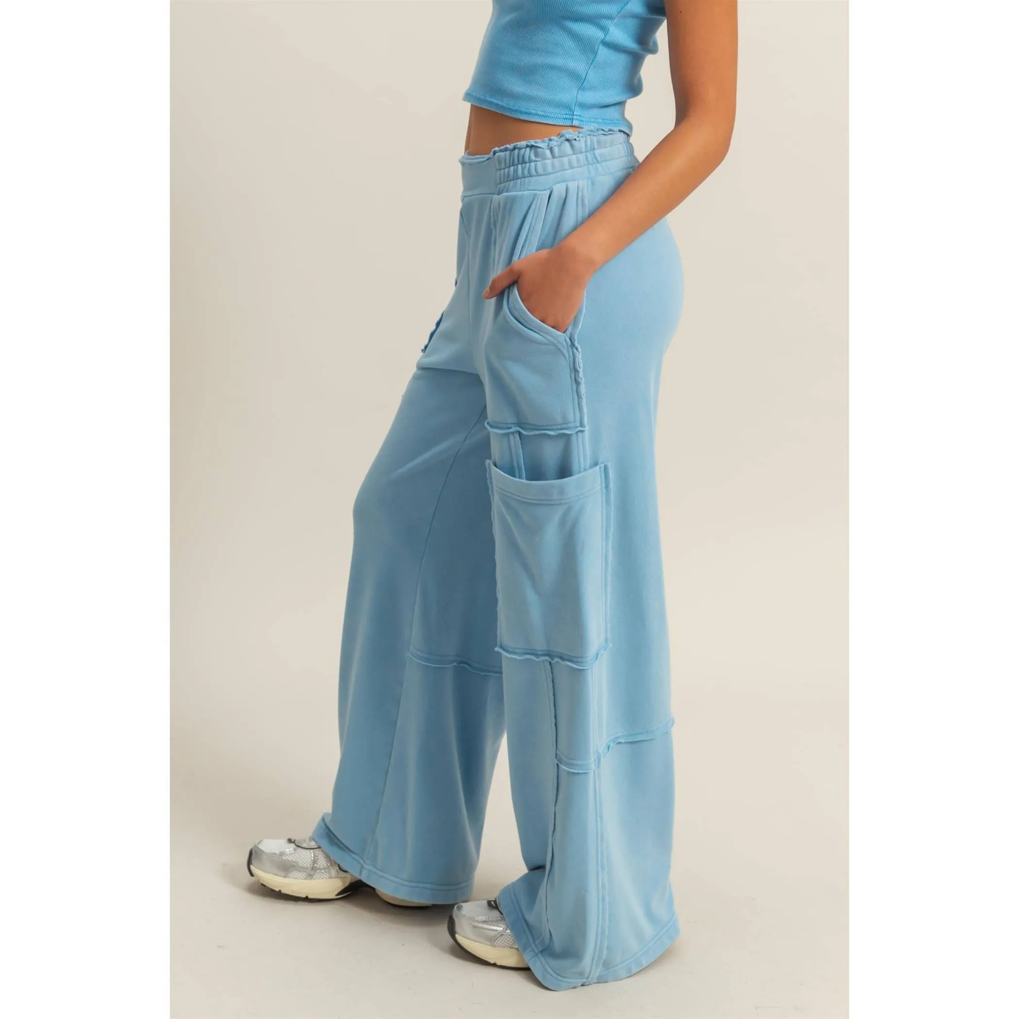 DZ25E111-Oversized Utility Sweatpants