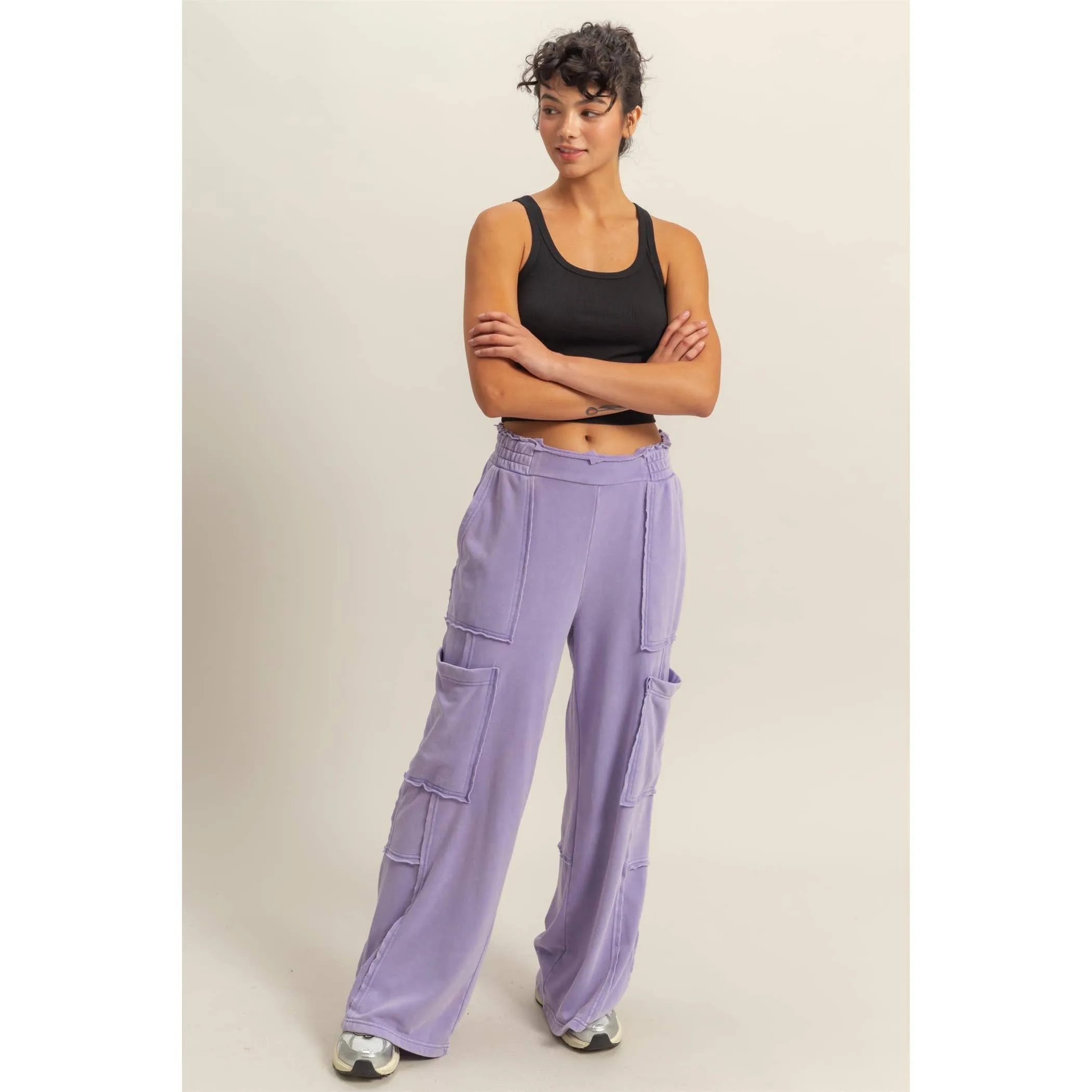 DZ25E111-Oversized Utility Sweatpants