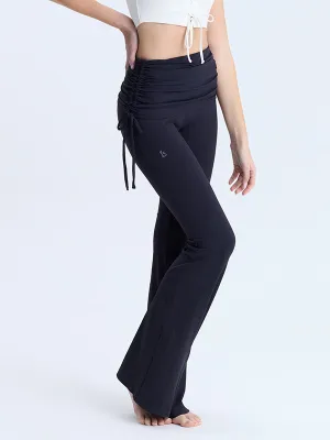 El-flex Rib Shirring Over Layered Bootcut Pants SSver.