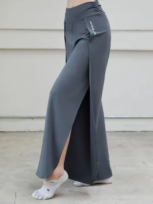 El-touch H Slit Wide Pants