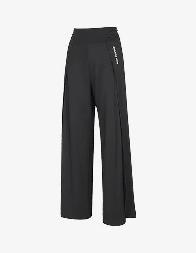 El-touch H Slit Wide Pants