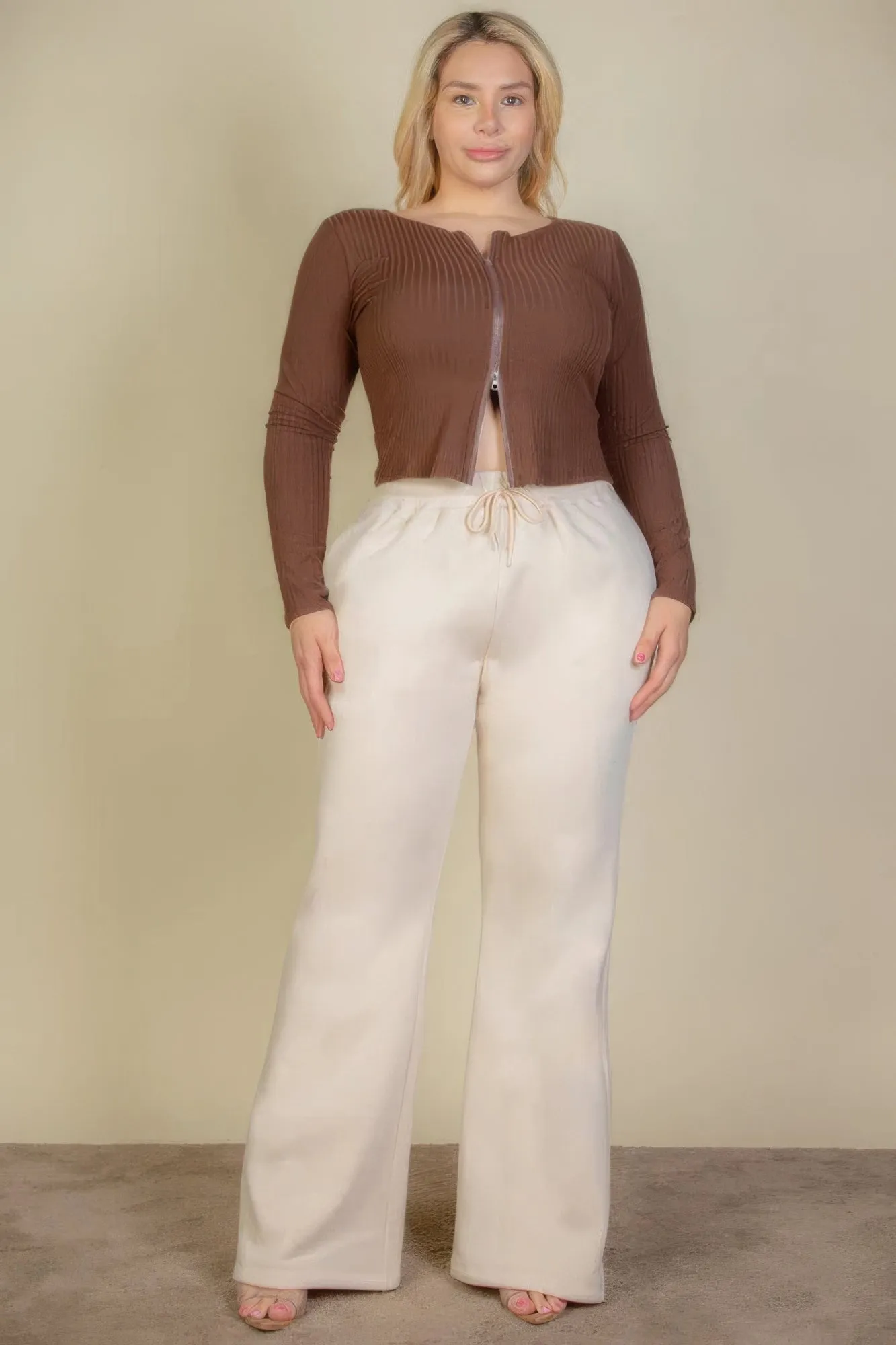 “Elastiband” Ivory Sweatpants