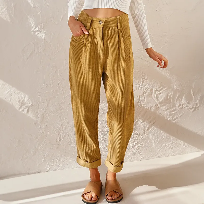 Elise™ - Casual corduroy pants for women [Last day discount]
