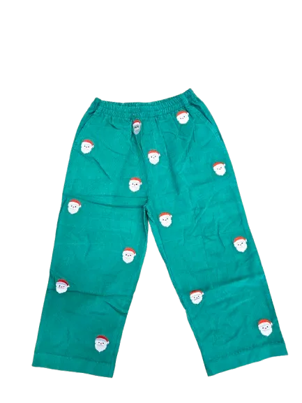 Embroidered Santa Pants