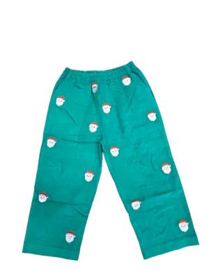 Embroidered Santa Pants