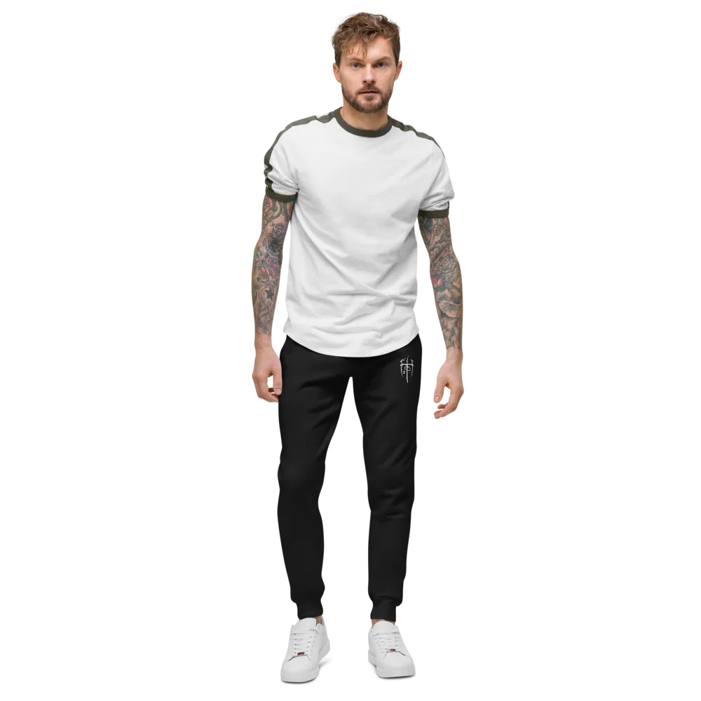 Embroidered White Logo Sweatpants