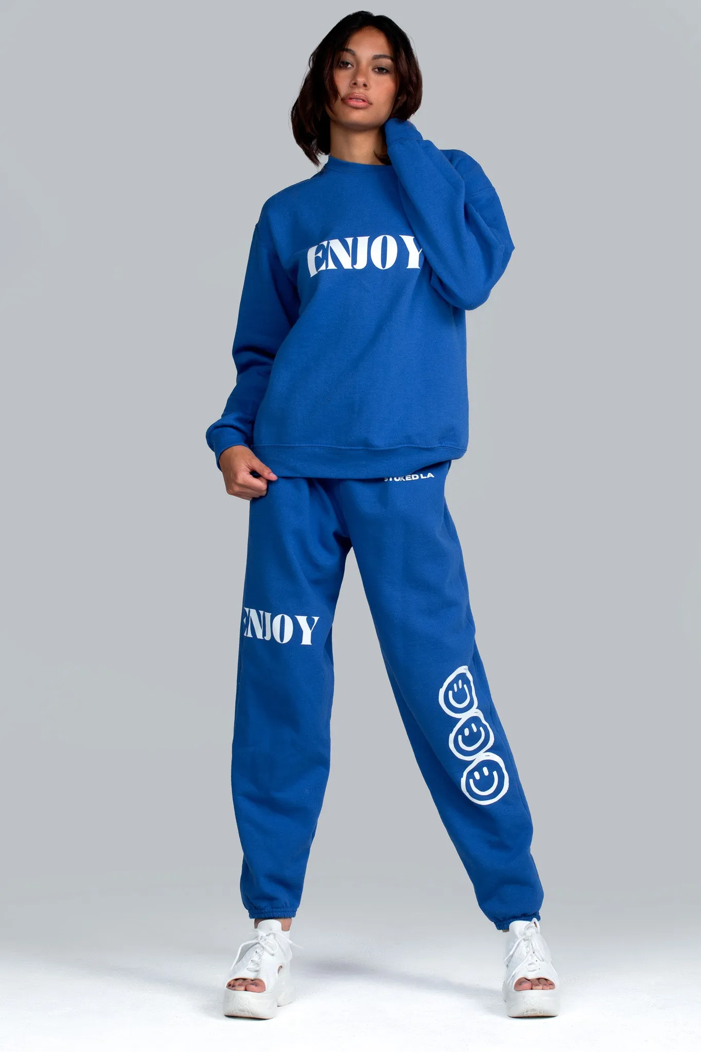 ENJOY SWEATPANTS BLUE