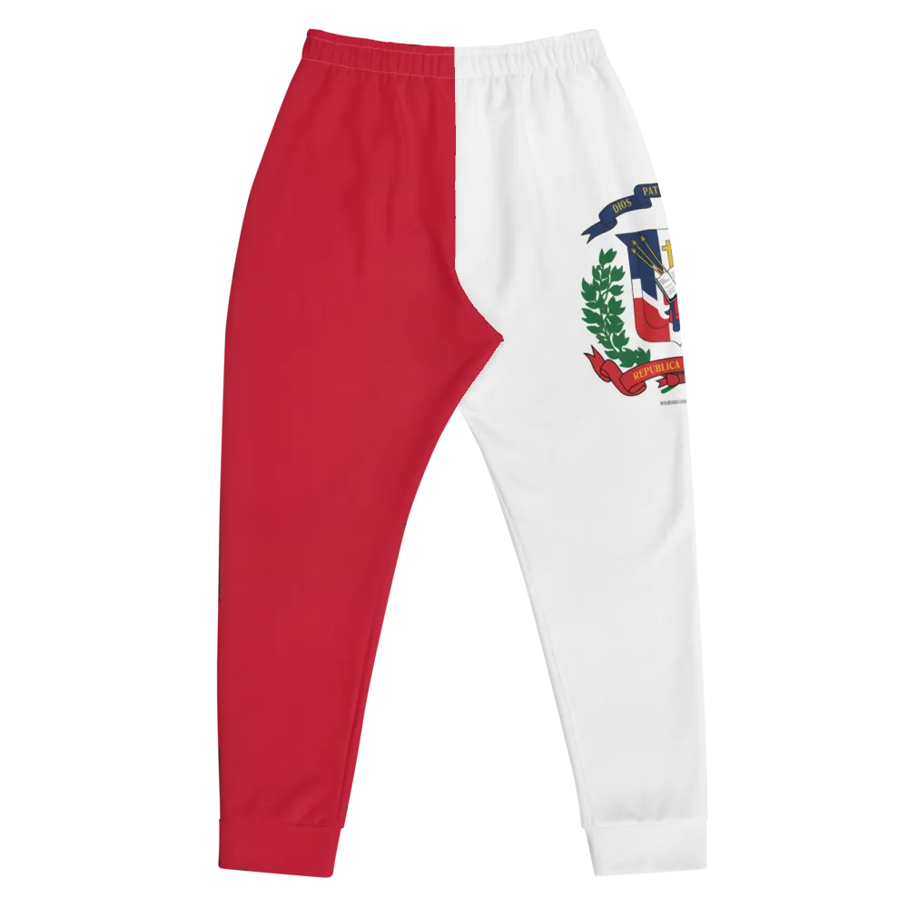 Escudo de la República Dominicana Men's Red Sweatpants Joggers