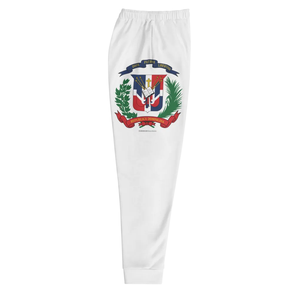 Escudo de la República Dominicana Men's Red Sweatpants Joggers