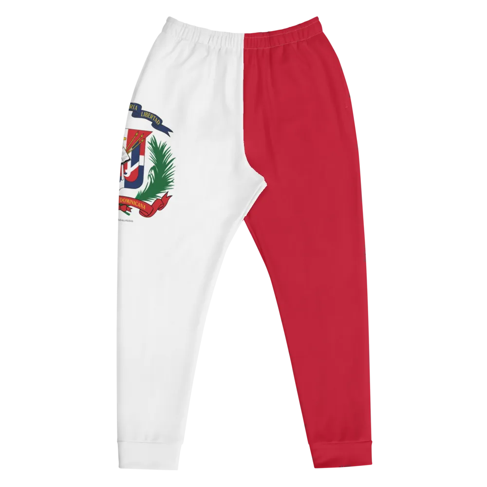 Escudo de la República Dominicana Men's Red Sweatpants Joggers