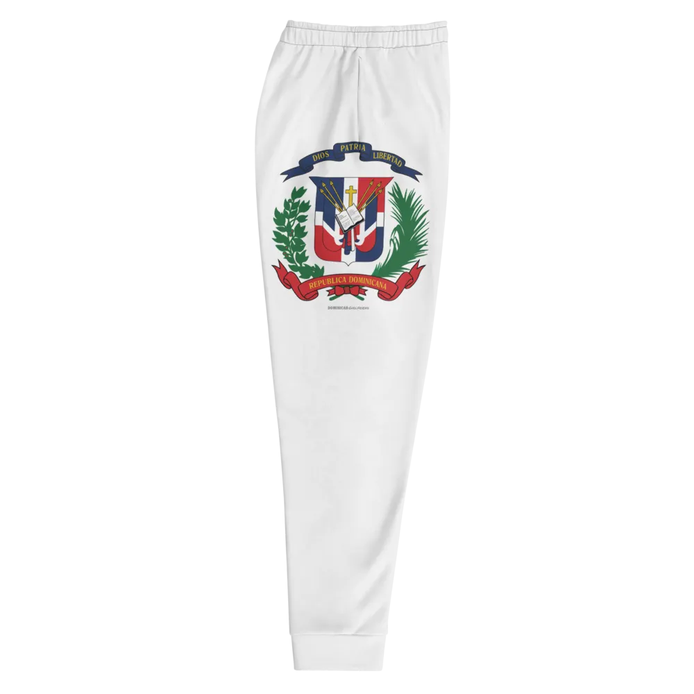 Escudo de la República Dominicana Men's Royal Blue Sweatpants Joggers