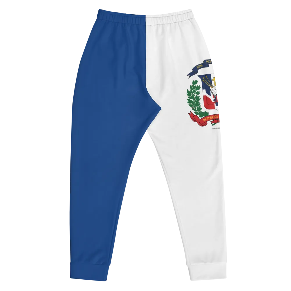 Escudo de la República Dominicana Men's Royal Blue Sweatpants Joggers