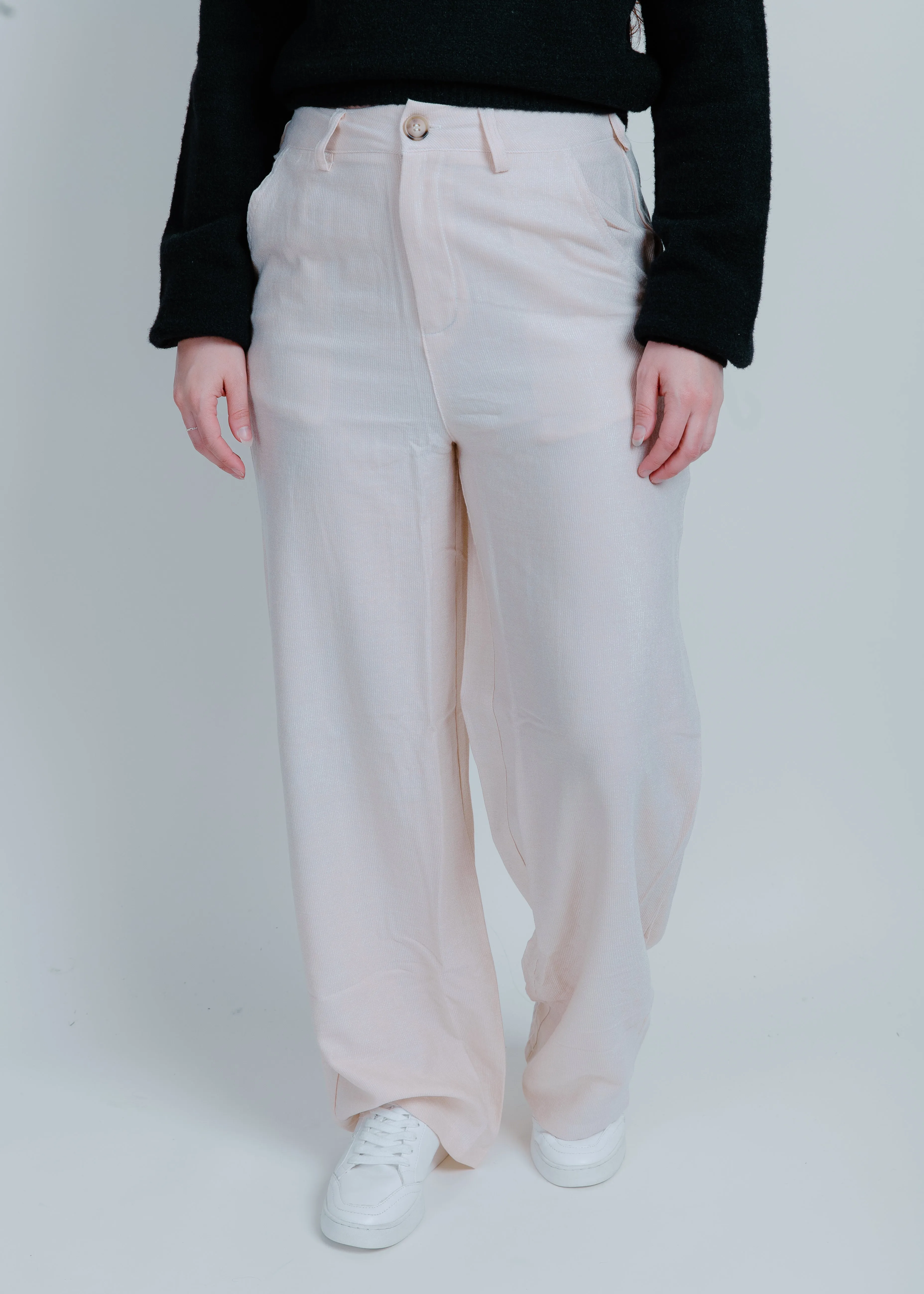 Evelyn Corduroy Pants - Cream