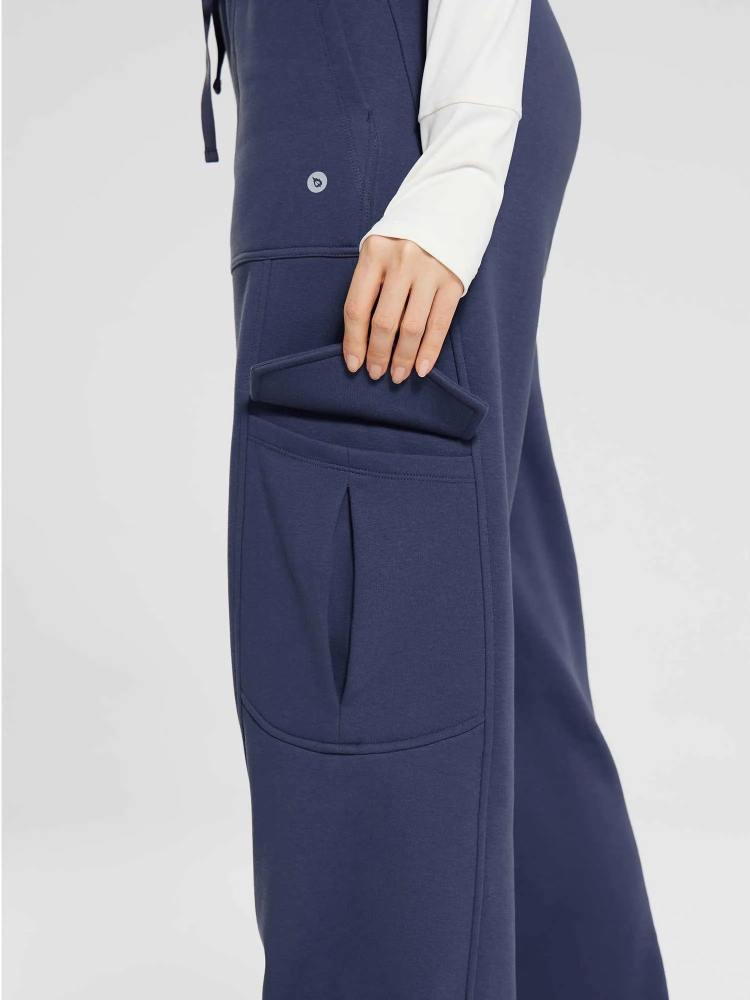 Evergreen Fleece Multi-Pocket Cargo Pants