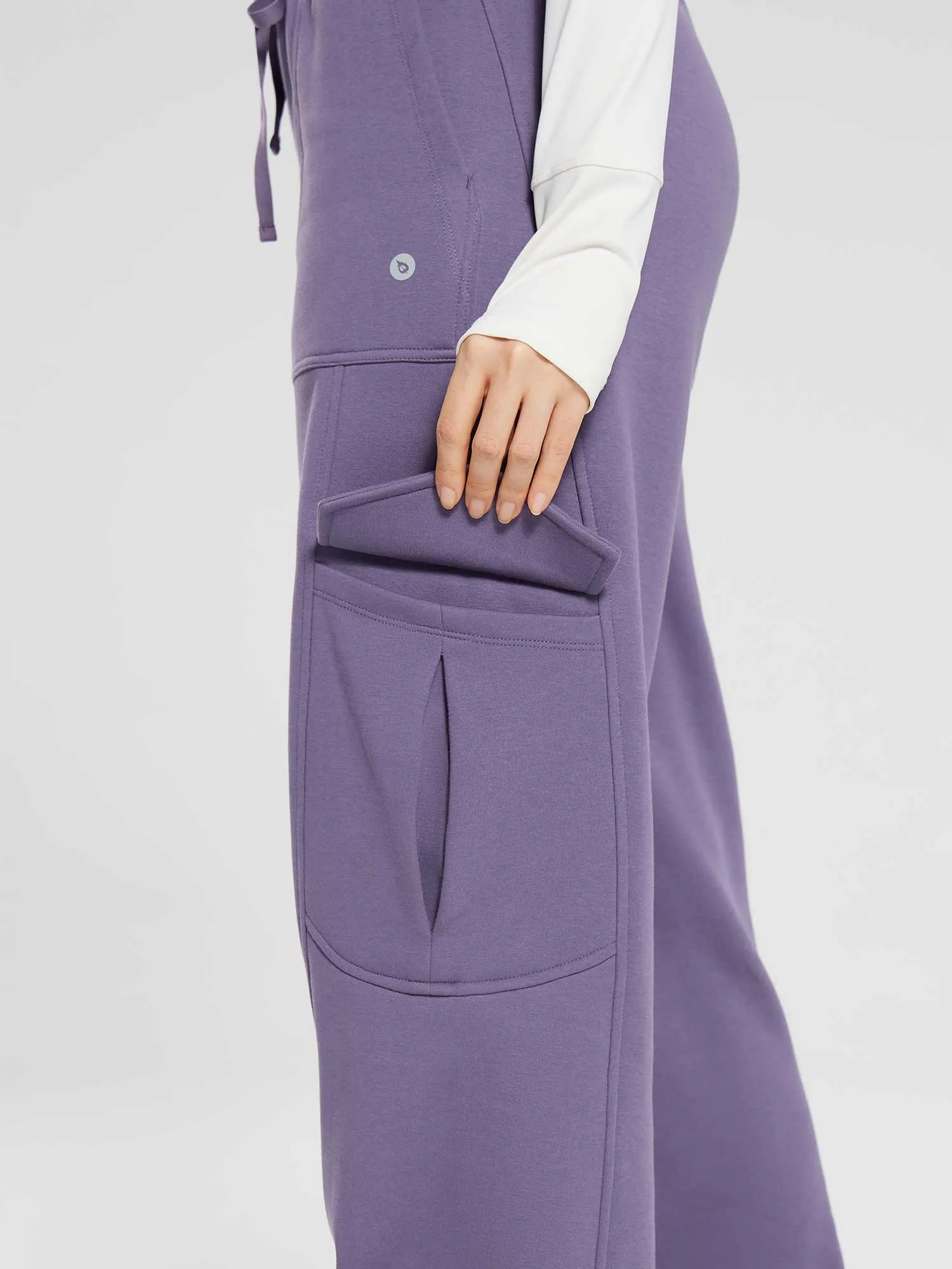 Evergreen Fleece Multi-Pocket Cargo Pants