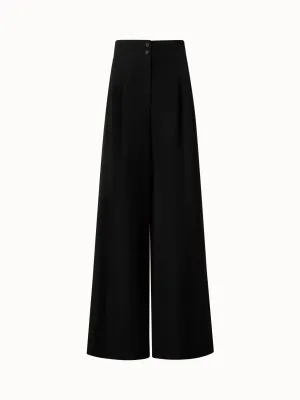 Extra Wide Palazzo Viscose Linen Blend Pants