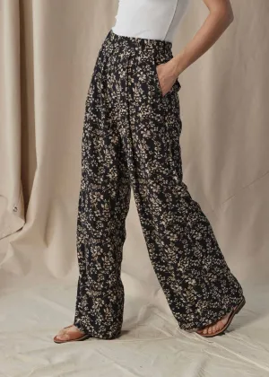 Ezra Crepe Wide Leg Pant