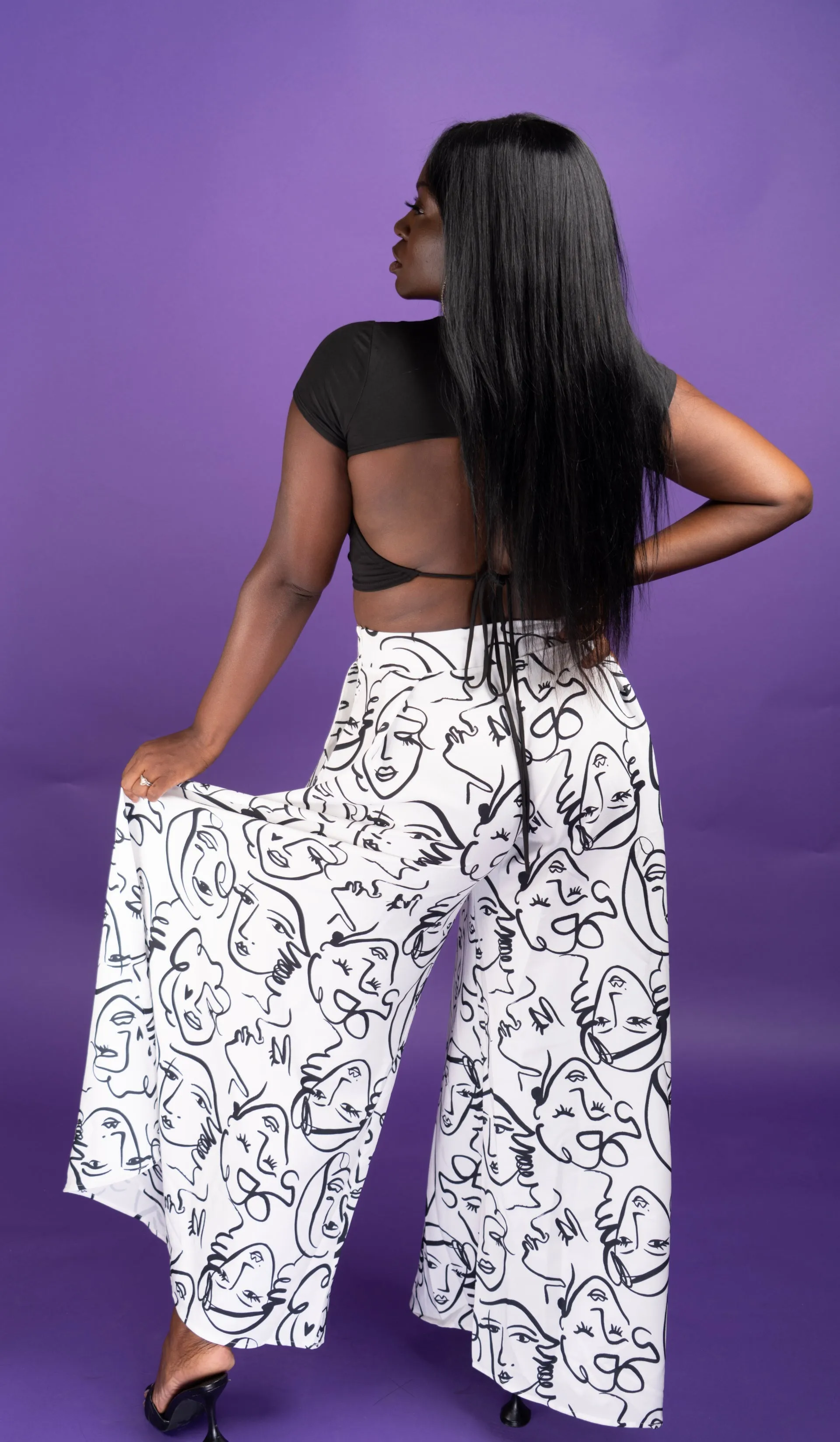 Face Off palazzo pants