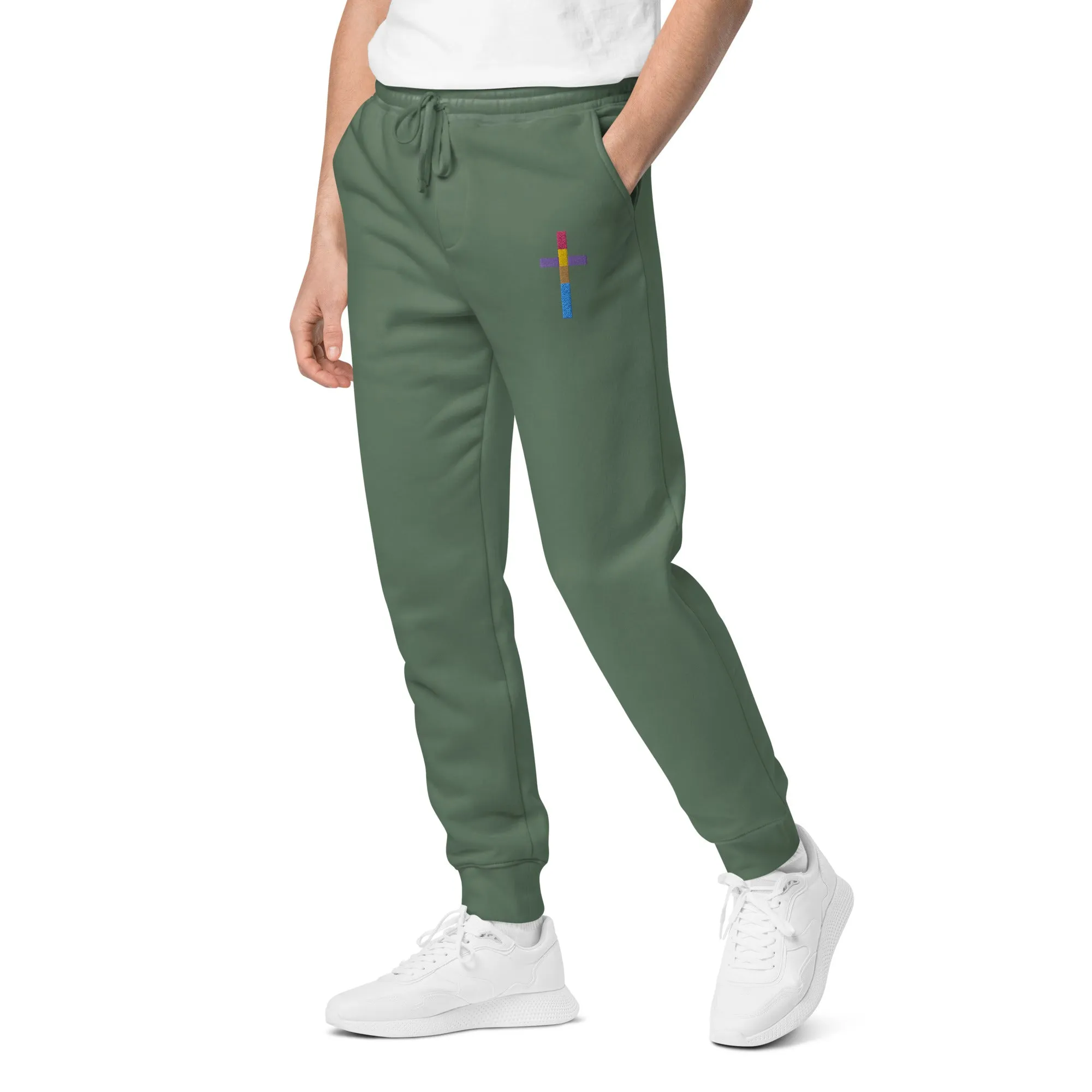 FAITH SWT BTM | Premium FAITH Design Adult or Teen Unisex Pigment Dyed Sweatpants