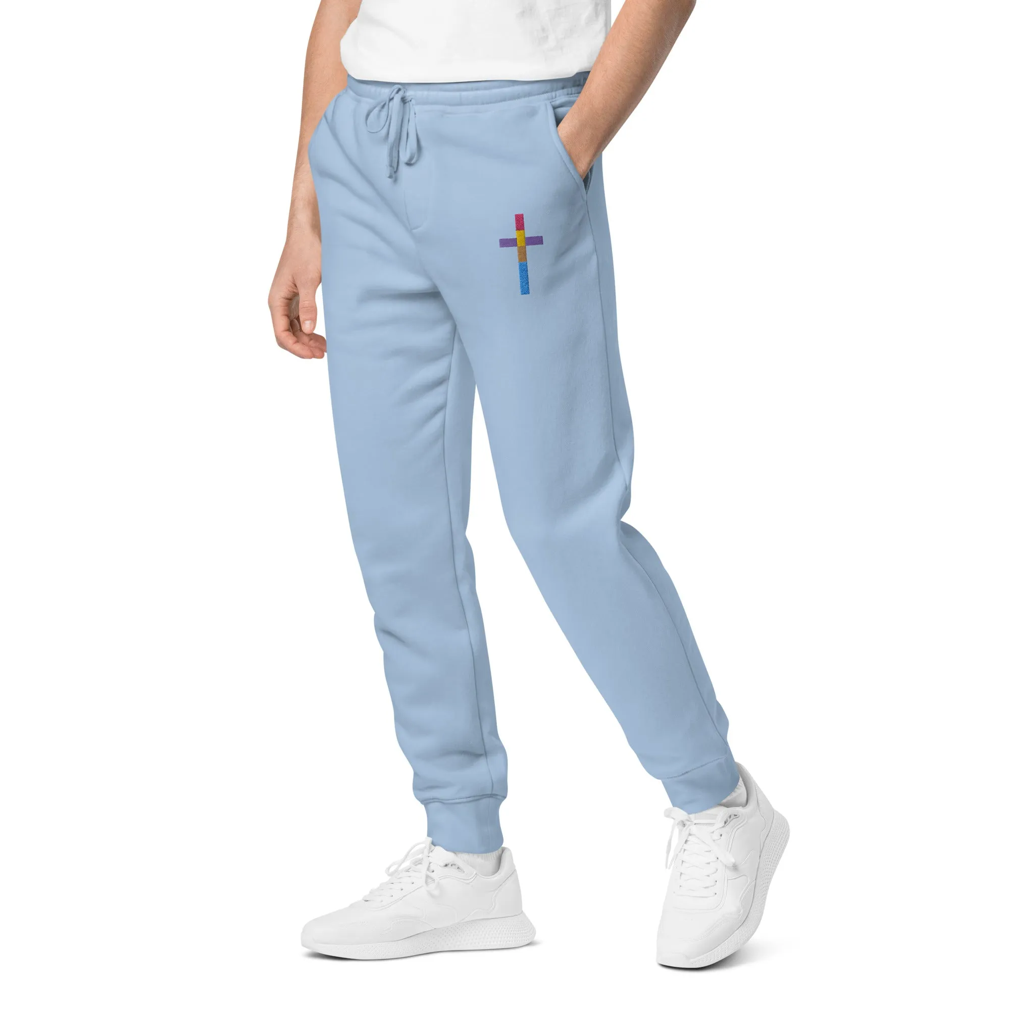 FAITH SWT BTM | Premium FAITH Design Adult or Teen Unisex Pigment Dyed Sweatpants