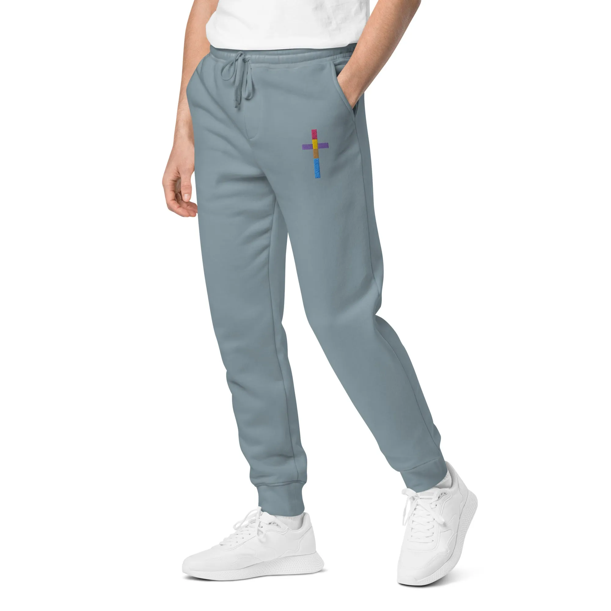 FAITH SWT BTM | Premium FAITH Design Adult or Teen Unisex Pigment Dyed Sweatpants