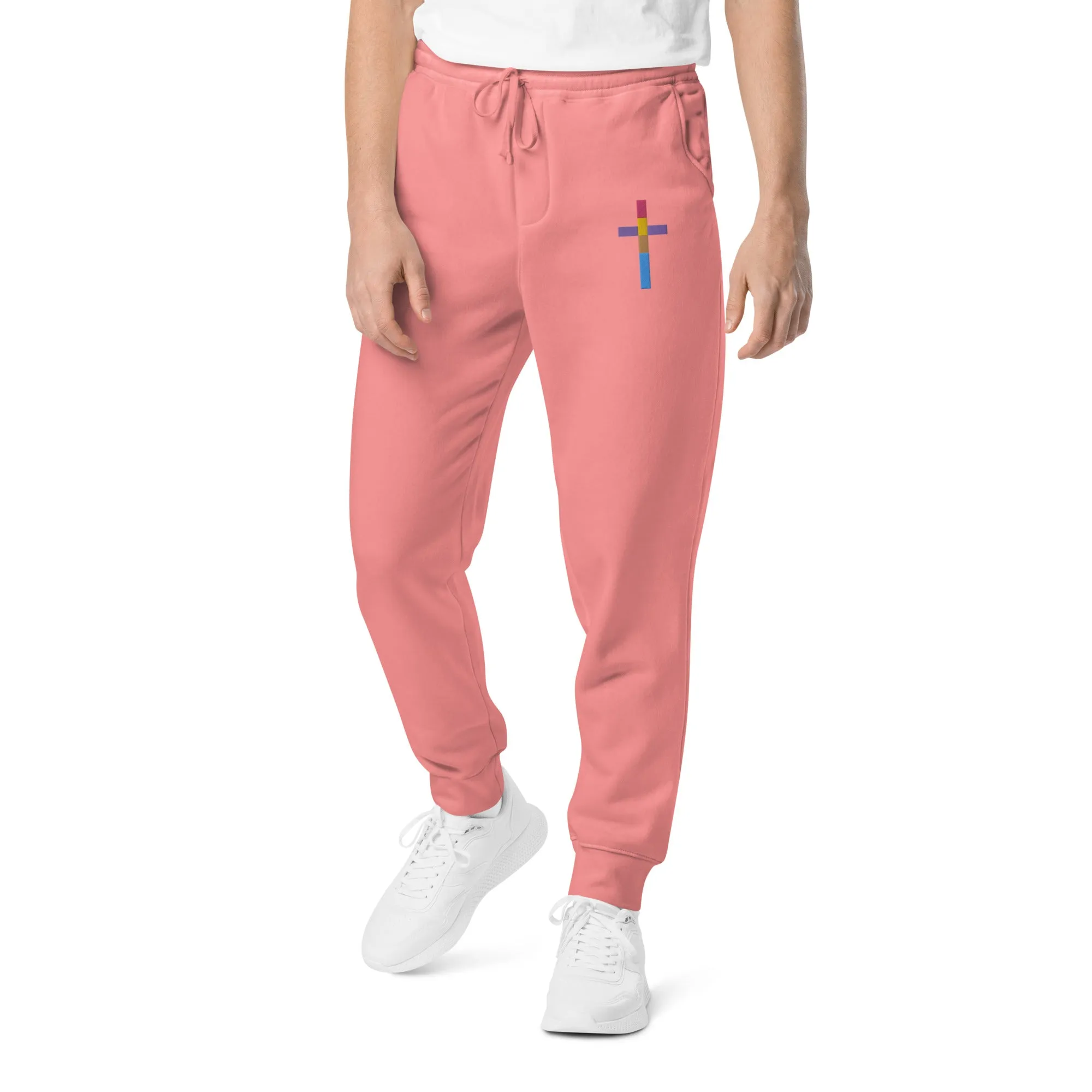 FAITH SWT BTM | Premium FAITH Design Adult or Teen Unisex Pigment Dyed Sweatpants