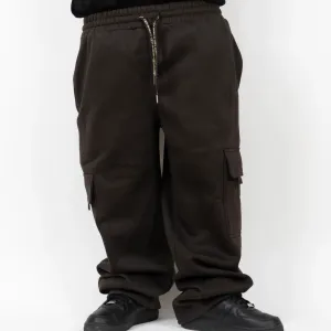 FB County Brown Cargo Sweatpants