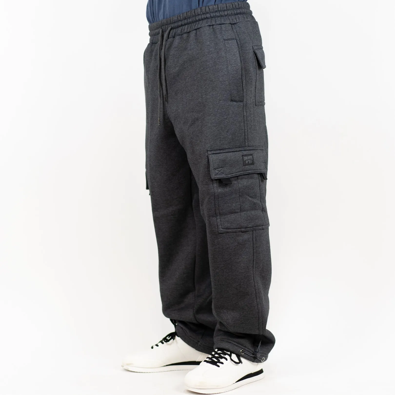 FB COUNTY HEAVYWEIGHT BAGGY CARGO SWEATPANTS