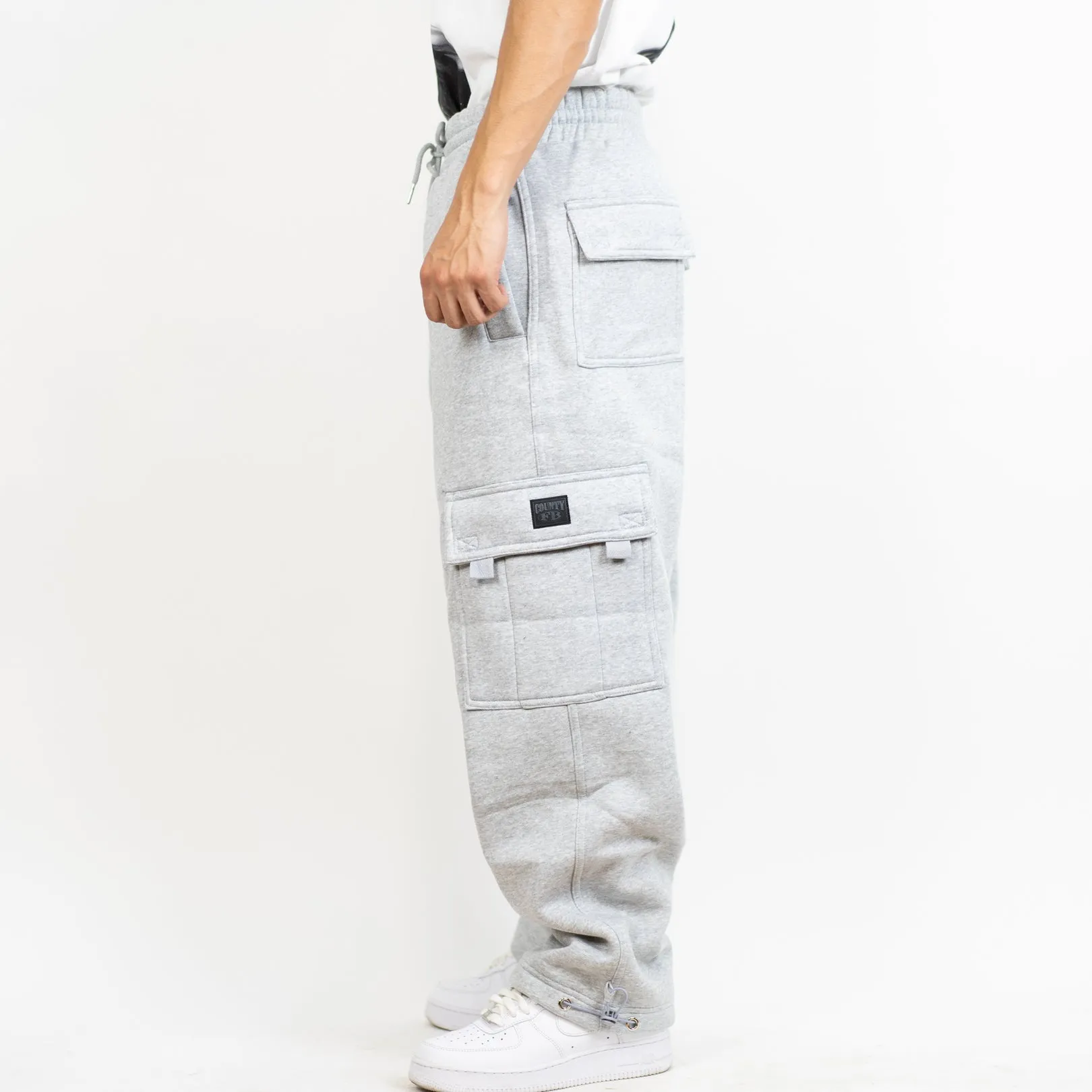 FB COUNTY HEAVYWEIGHT BAGGY CARGO SWEATPANTS