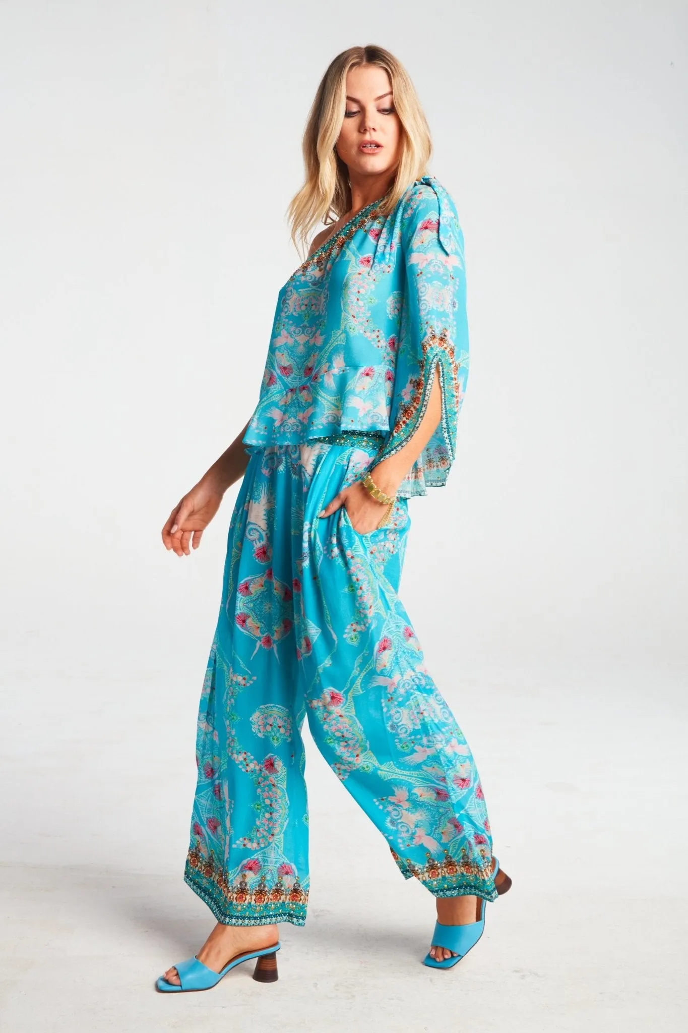 Feel The Sky Palazzo Pants