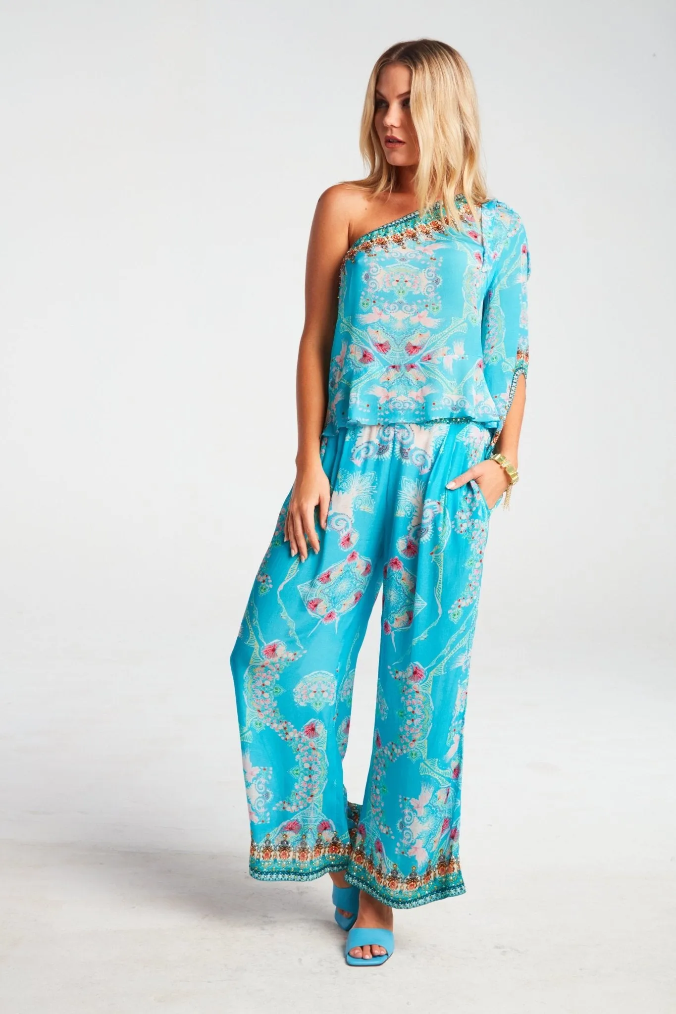 Feel The Sky Palazzo Pants