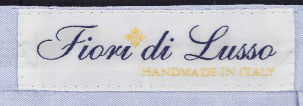 Fiori Di Lusso Navy Blue Pants