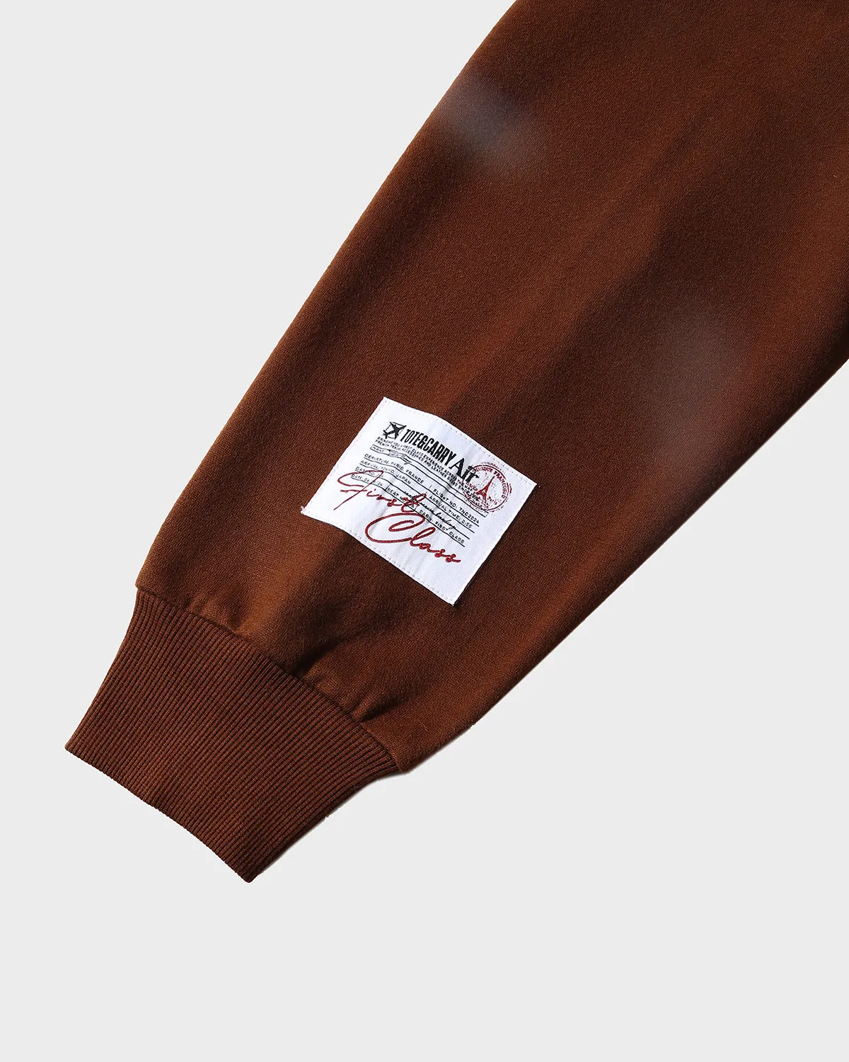 First Class Hoodie & Sweats Set in Brown