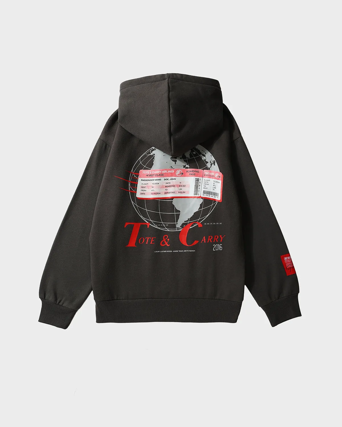 First Class Hoodie & Sweats Set in Grey