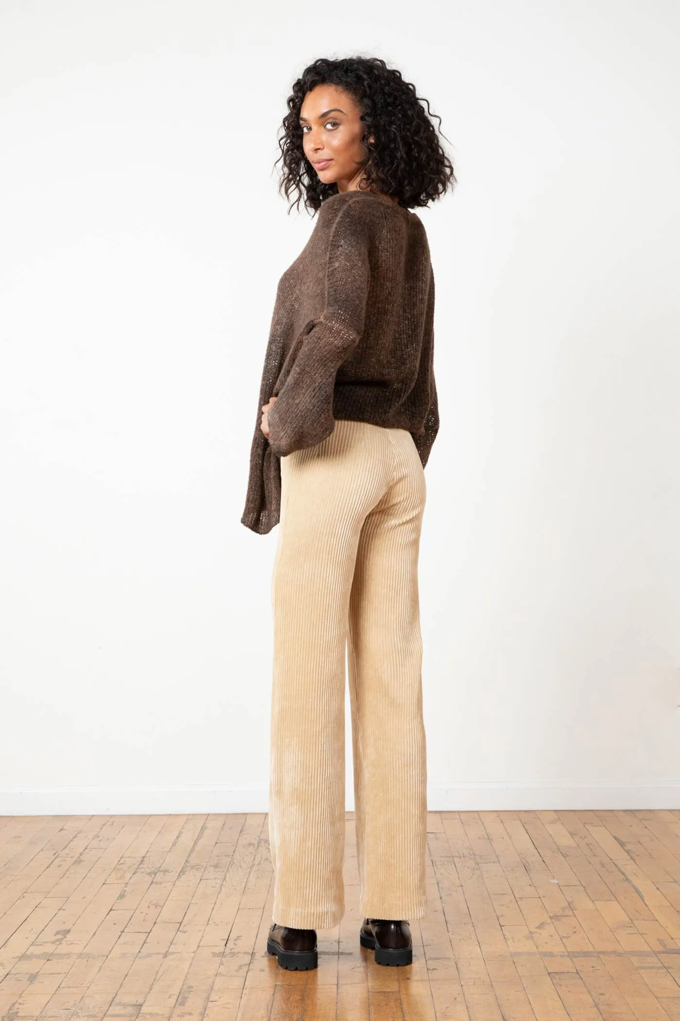 FLAVIA Corduroy Khaki