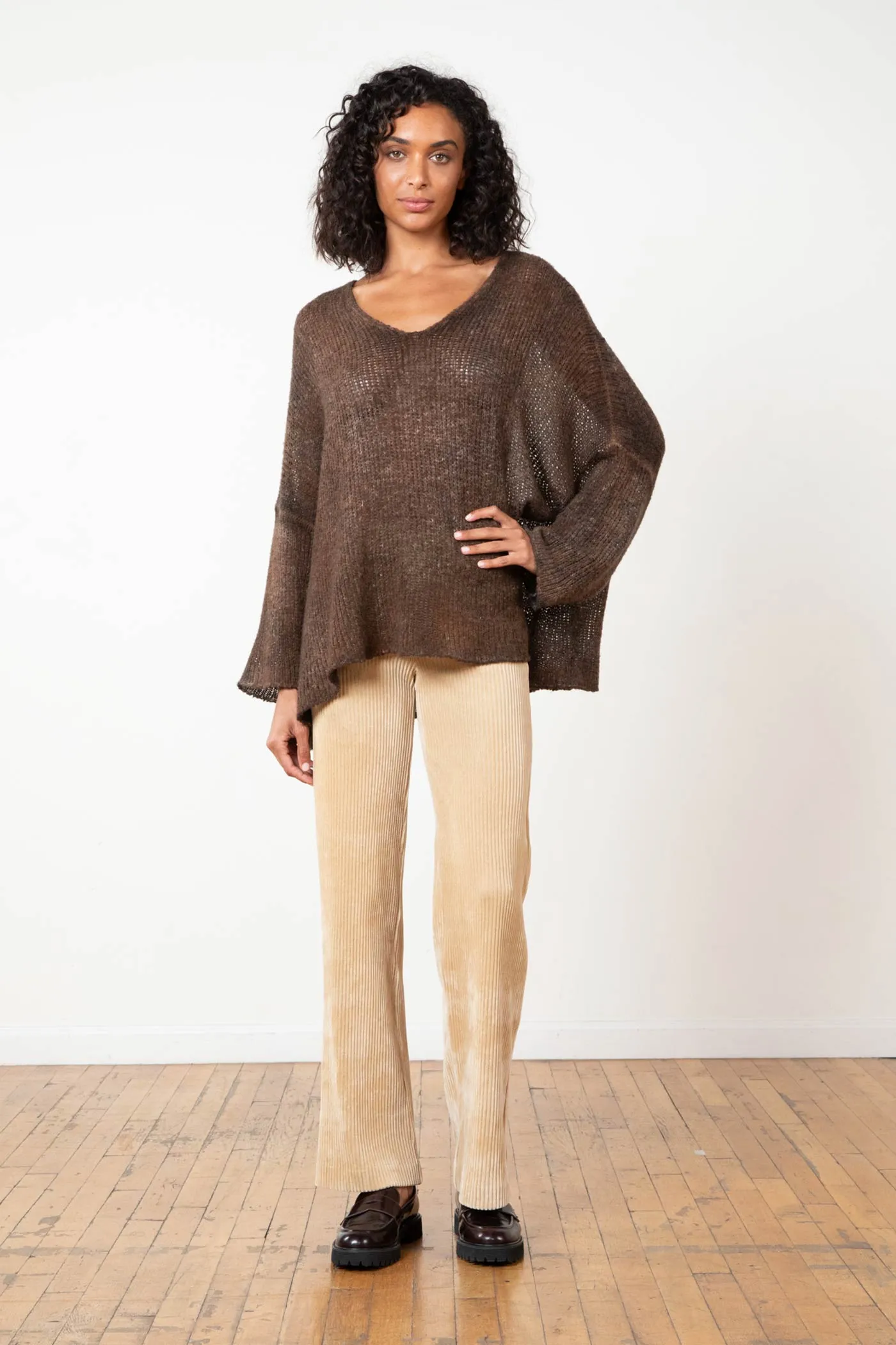 FLAVIA Corduroy Khaki