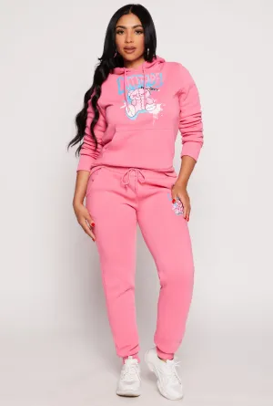Fleece Lined Attitude Graphic Sweatpants