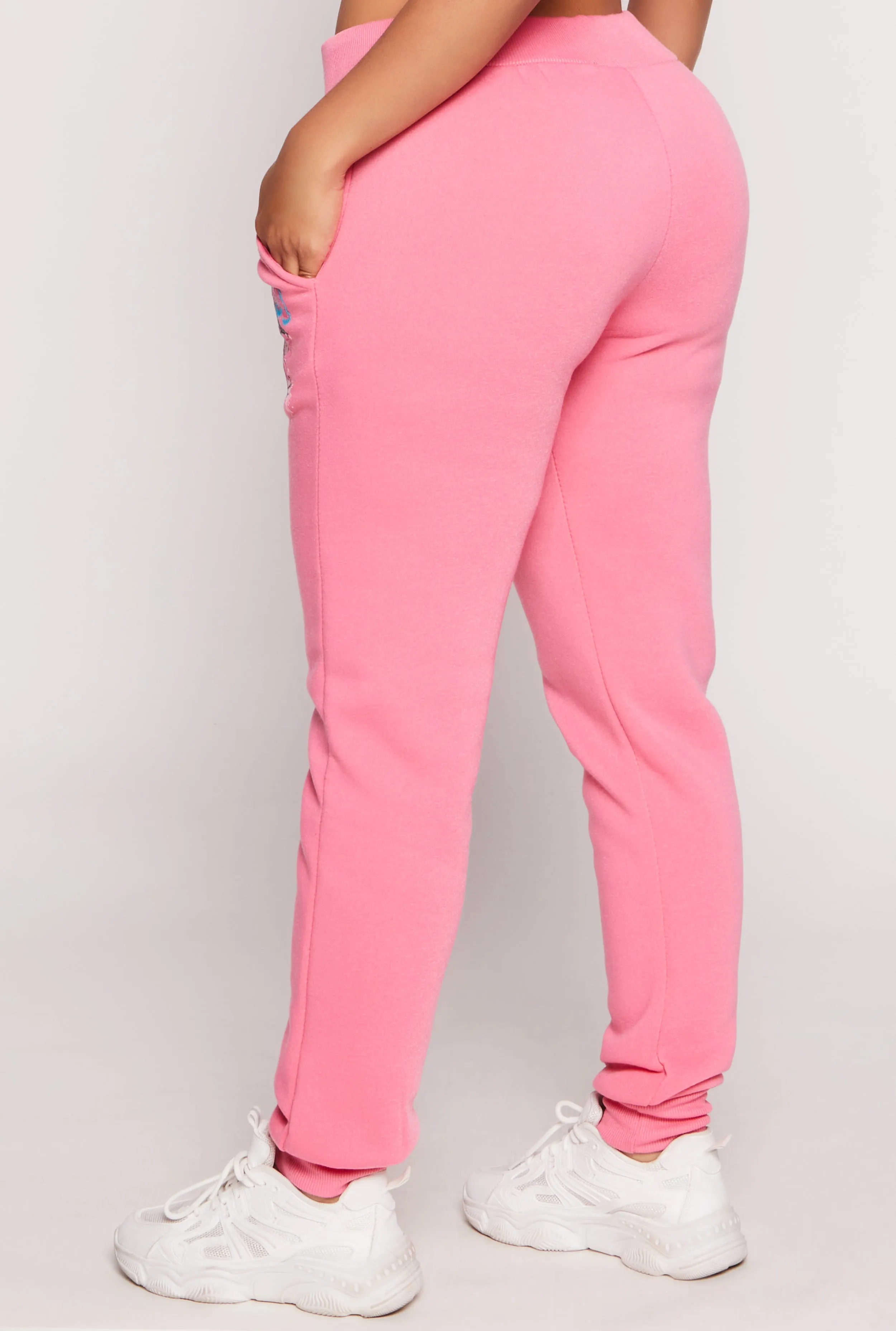 Fleece Lined Attitude Graphic Sweatpants