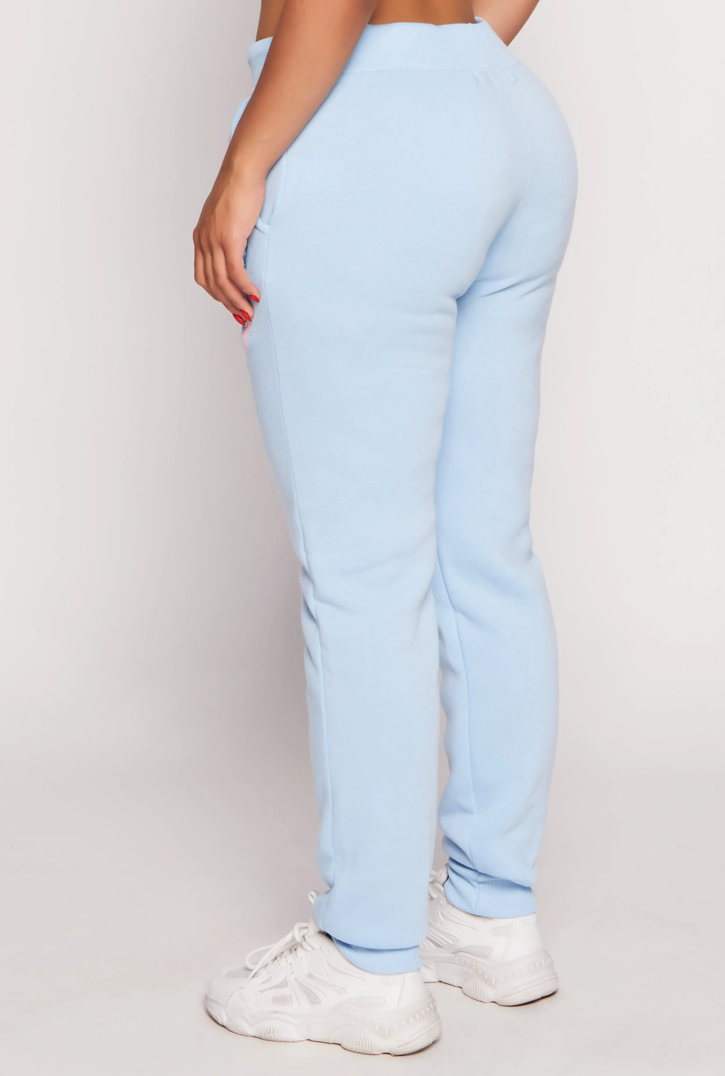 Fleece Lined Attitude Graphic Sweatpants