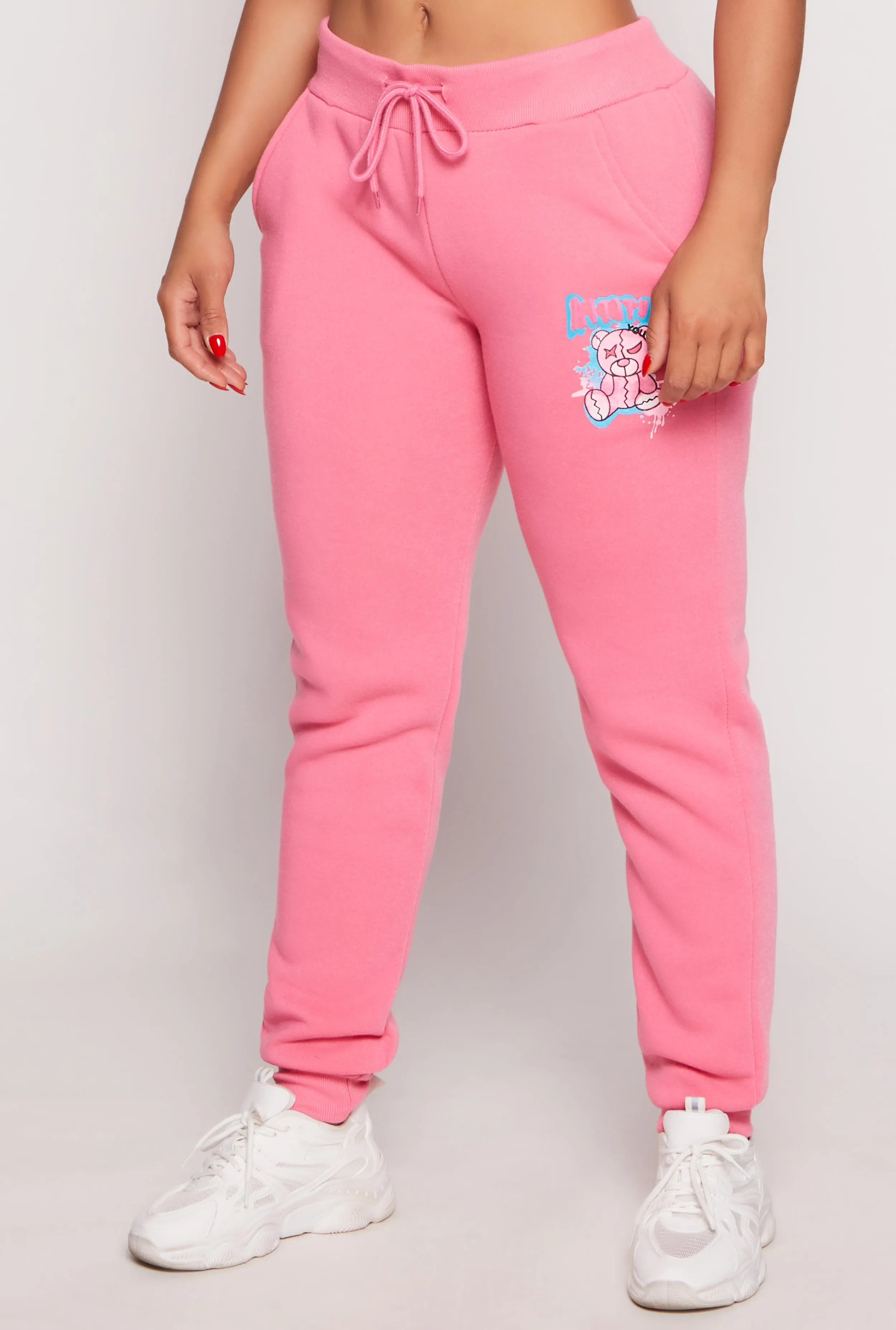 Fleece Lined Attitude Graphic Sweatpants