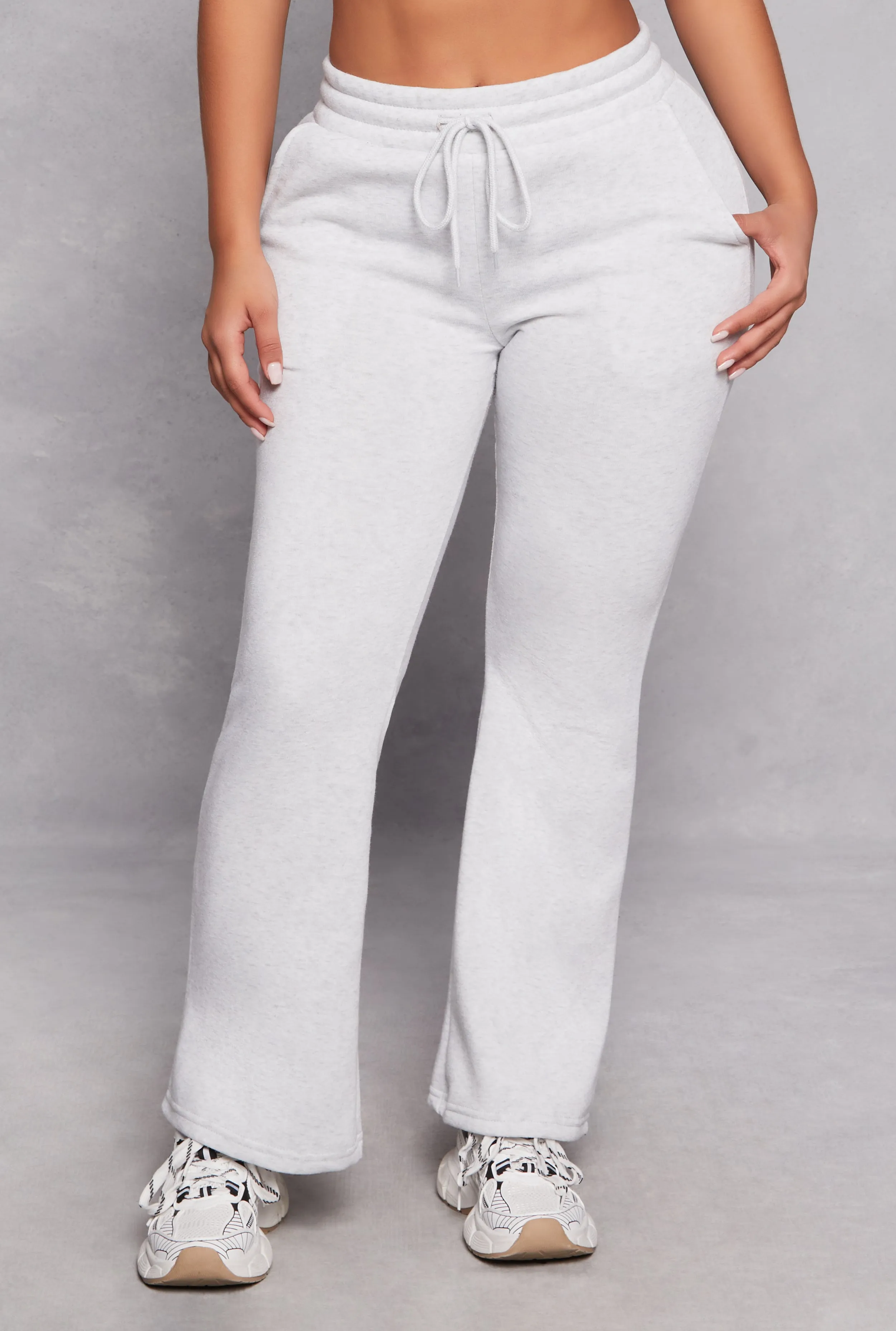 Fleece Lined Boot Cut Sweatpants