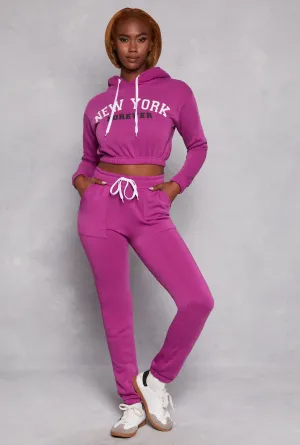Fleece Lined Drawstring Sweatpants